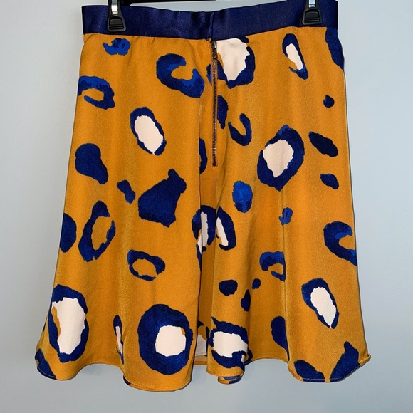 NWT Phillip Lim for Target Leopard Print A-line Styled Skater Skirt Size 10 - Picture 5 of 8